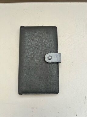 Coach Gray Leather Wallet